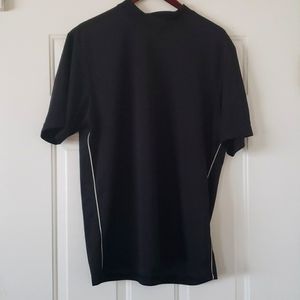 Grand Slam Men's Short Sleeve, Crew Neck, side white striped line T-Shirt￼￼￼￼